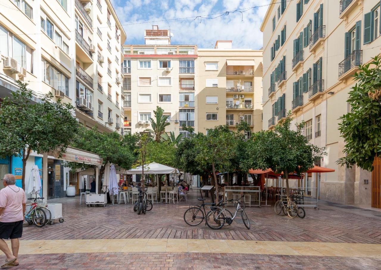 Апартаменты Marques De Larios Plaza Las Flores Parking Gratis Малага Экстерьер фото