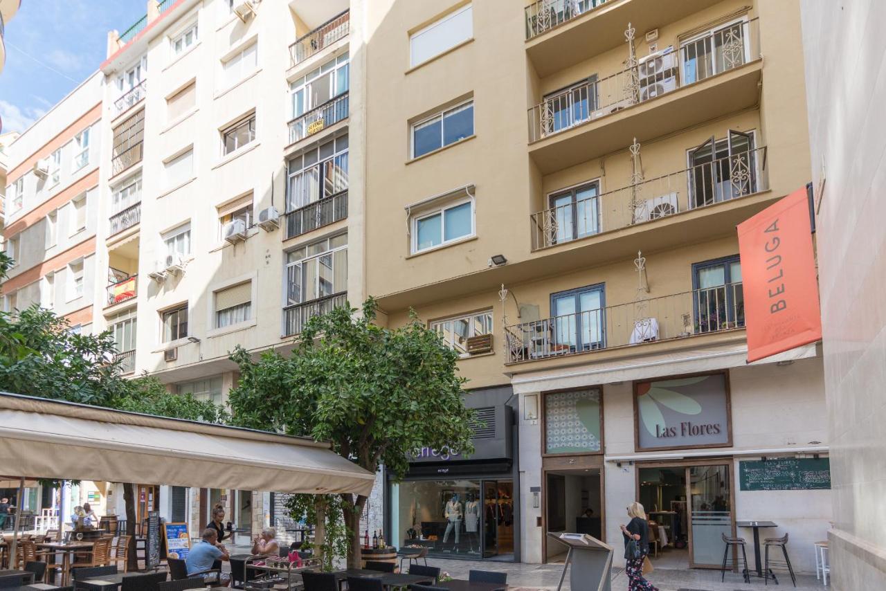 Апартаменты Marques De Larios Plaza Las Flores Parking Gratis Малага Экстерьер фото