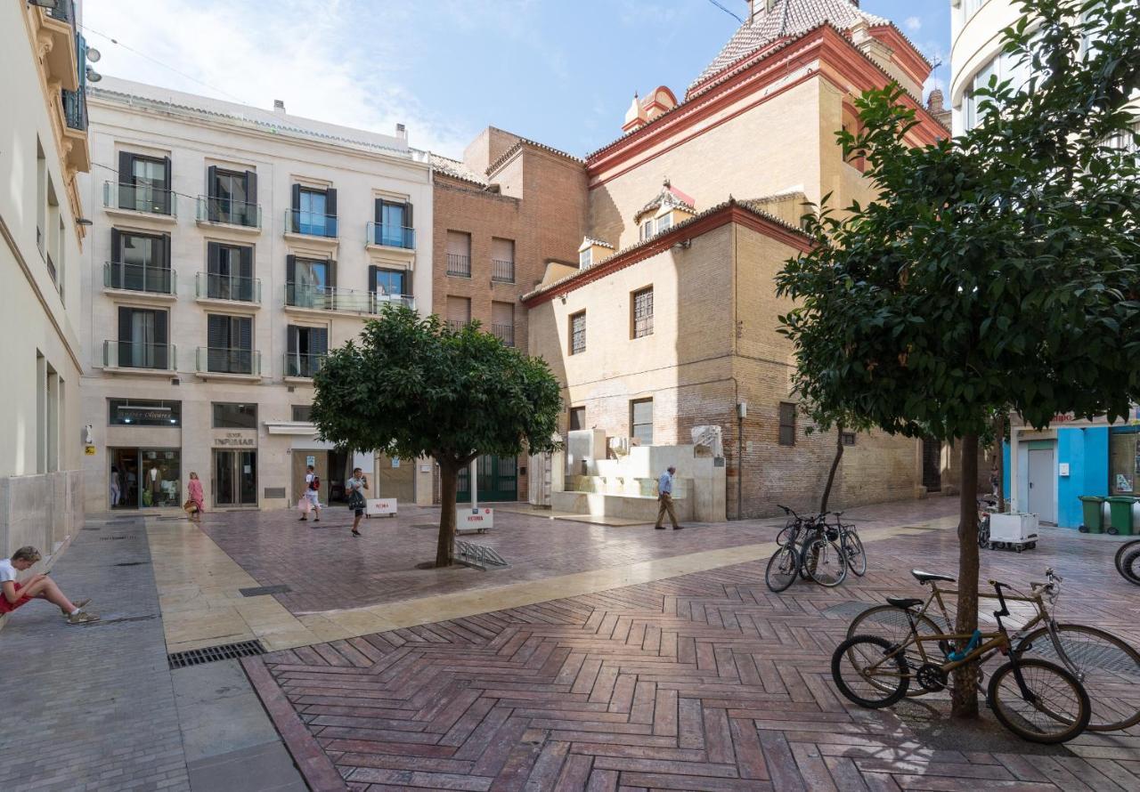 Апартаменты Marques De Larios Plaza Las Flores Parking Gratis Малага Экстерьер фото